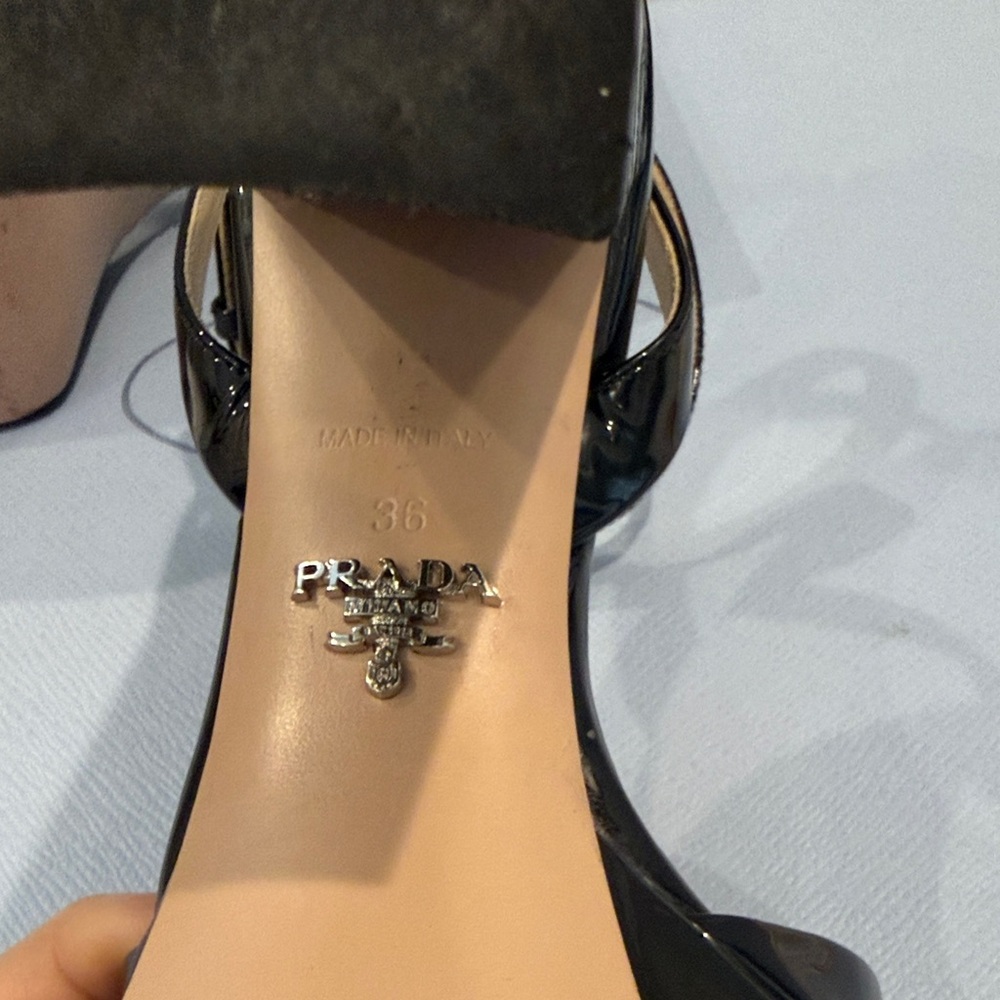 Prada
Patten Leather Platform Sandals - Picture 5 of 13